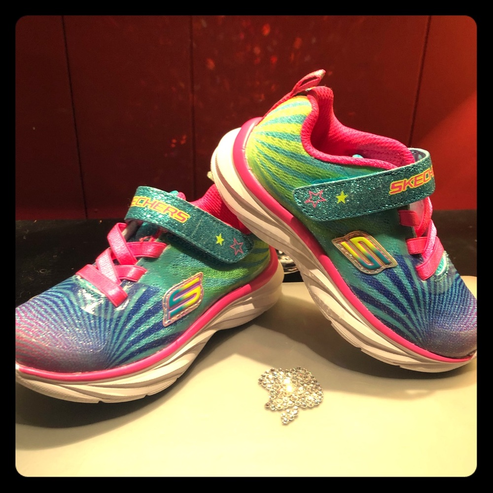 💜Skechers Sport💜 Tennis Shoes for Lil Girls sz8